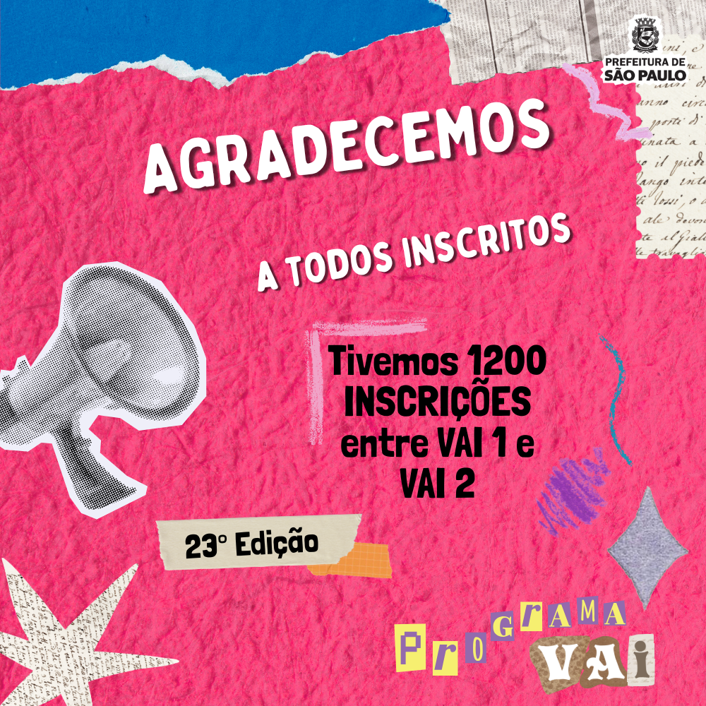 Notícia Publicação da Lista de Inscrições Deferidas e Indeferidas